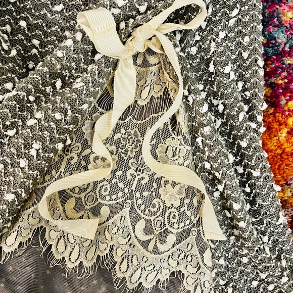 ALTAR’D STATE || Loose Knit Lace Sweater w/ Side Ties - SZ Small *NWOT* - Picture 5 of 9